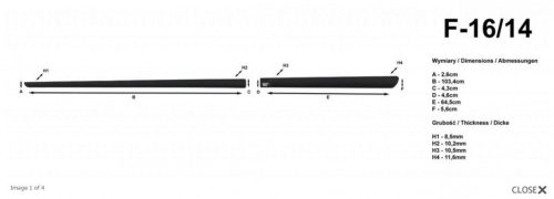 Honda Civic 2012-2016 (hatchback, 5 ajtós) Rider ajtóvédő díszléc