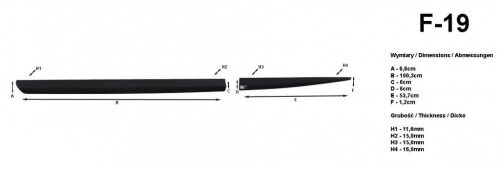 Hyundai i30 2007-2011 (hatchback) Rider ajtóvédő díszléc