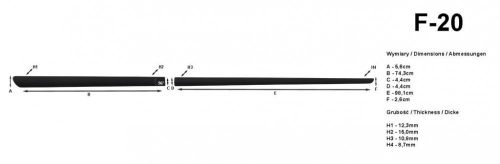 Suzuki SX4 S-Cross 2013-2021 Rider ajtóvédő díszléc