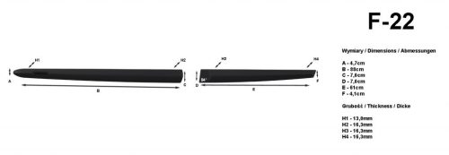 Oldalsó védőlécek Ford Fiesta 2008-2014 (hatchback, 5 ajtós)