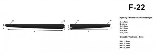 Suzuki Celerio 2014-2020 (hatchback) Rider ajtóvédő díszléc