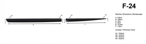 Skoda Enyaq 2021- Rider ajtóvédő díszléc