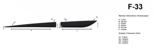 Hyundai ix20 2010-2019 Rider ajtóvédő díszléc