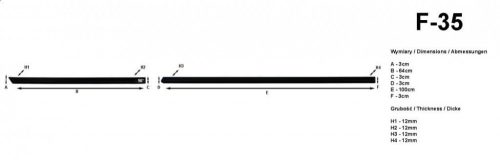 Kia Stonic 2017- Rider ajtóvédő díszléc