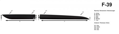 Hyundai i40 2011-2020 (sedan) Rider ajtóvédő díszléc