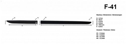 Skoda Scala 2019- Rider ajtóvédő díszléc