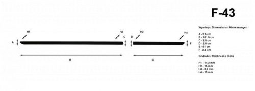 Kia Soul 2014-2019 (hatchback) Rider ajtóvédő díszléc