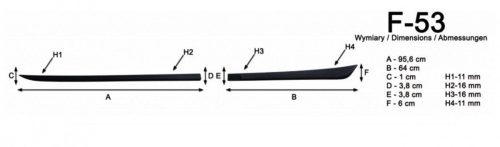 Suzuki Baleno 2016-2020 (hatchback) Rider ajtóvédő díszléc