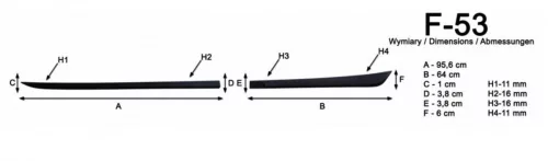 Suzuki Swift 2017- (5 ajtós) Rider ajtóvédő díszléc