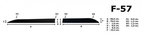 Skoda Kodiaq 2017- Rider ajtóvédő díszléc
