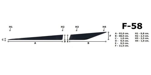 Lexus NX 2014- Rider ajtóvédő díszléc