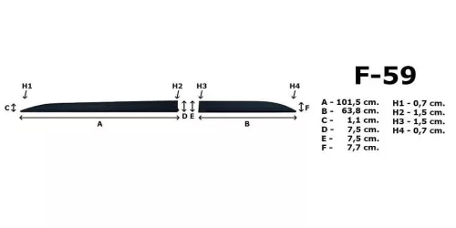 VW Tiguan 2016- Rider ajtóvédő díszléc