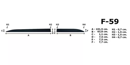 Boční ochranné lišty BYD Seal 3.8 2025-