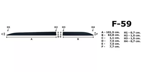 Boční ochranné lišty BYD Seal 5 DM-i 2025-
