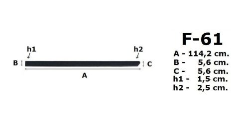 Suzuki Jimny 2018- Rider ajtóvédő díszléc
