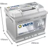 Autóakkumulátor Varta Professional Dual Purpose EFB 60Ah, 12V, 640A, LED60