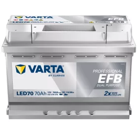   Autóakkumulátor Varta Professional Dual Purpose EFB 70Ah, 12V, 760A, LED70