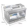 Autóakkumulátor Varta Professional Dual Purpose EFB 70Ah, 12V, 760A, LED70