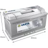 Autóakkumulátor Varta Professional Dual Purpose EFB 95Ah, 12V, 850A, LED95