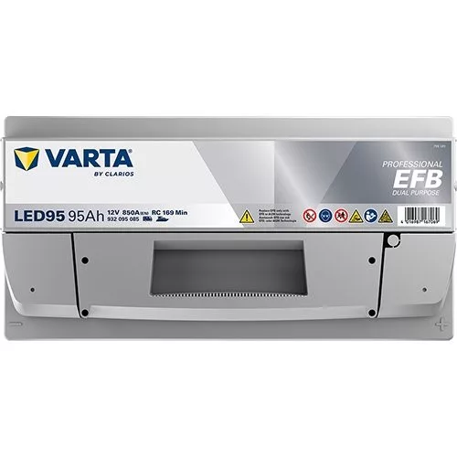Autóakkumulátor Varta Professional Dual Purpose EFB 95Ah, 12V, 850A, LED95