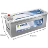 Autóakkumulátor Varta Professional Dual Purpose EFB 140Ah, 12V, 800A, LFD140