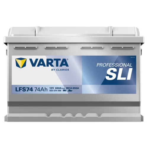 Autóakkumulátor Varta Professional Starter 74Ah, 12V, 680A, LFS74