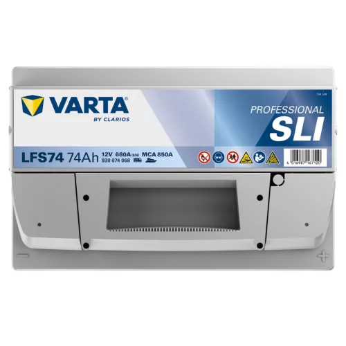 Autóakkumulátor Varta Professional Starter 74Ah, 12V, 680A, LFS74