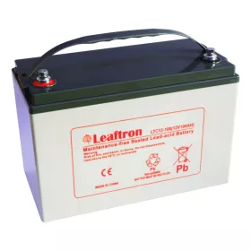 Tartalék akkumulátor Leaftron LTC12-100 12V, 100Ah, 1200A