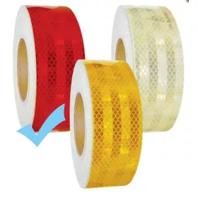 Fényvisszaverő szalag “E” jeles 50mm széles – piros