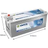 Autóakkumulátor Varta Promotive Heavy Duty 154Ah, 12V, 1150A, M11