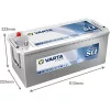 Autóakkumulátor Varta Promotive Heavy Duty 180Ah, 12V, 1400A, M12