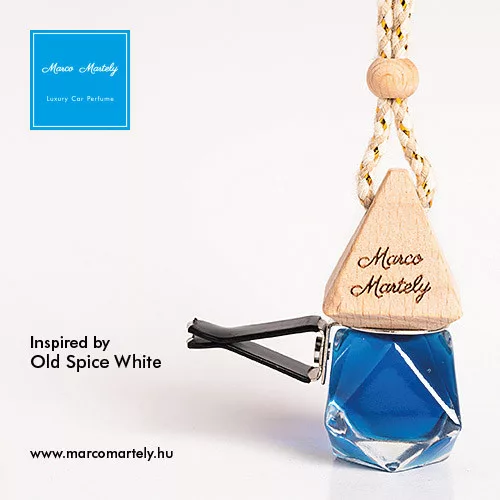 Marco Martely inspired by Old Spice White – férfi autóillatosító parfüm