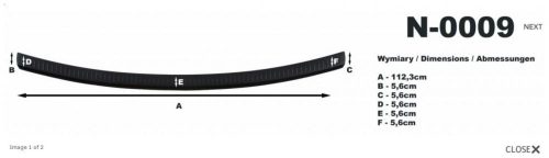 Nissan Qashqai 2007-2013 Rider lökhárítóvédő