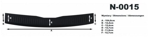 VW Passat 1997-2005 (combi) Rider lökhárítóvédő