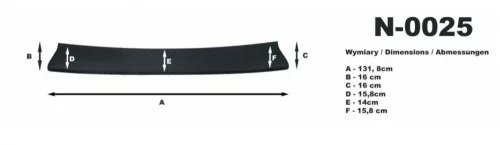 Peugeot Partner 2008-2018 Rider lökhárítóvédő