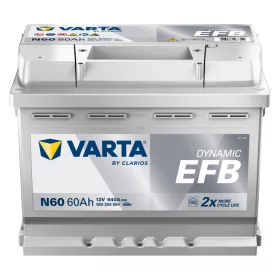   Autóakkumulátor Varta Blue Dynamic EFB 60Ah, 12V, 640A, N60