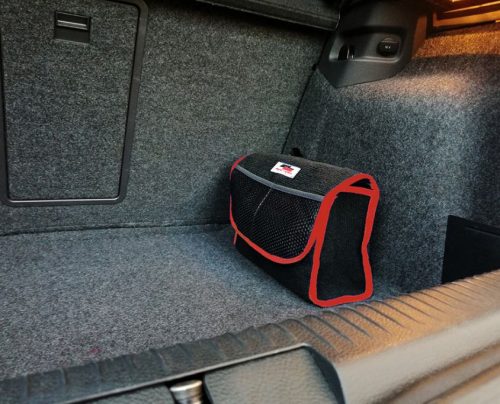 Autohaus szerszámtartó táska csomagtartóba - fekete/piros