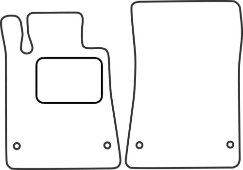 Mercedes SLK-Classe R172 2012- (cabrio) Triniti United méretpontos gumiszőnyeg szett