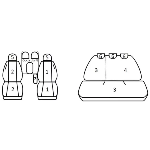 Dacia Duster II ( 2017 - ); FL ( 2021 - ) - T09 minta - méretpontos üléshuzat - egyedi üléshuzat