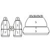 Iveco Daily VII (6 személyes) ( 2022 - ) - T06 minta - méretpontos üléshuzat - egyedi üléshuzat