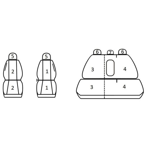 Nissan X-Trail I ( 2001 - 2007 ) - T09 minta - méretpontos üléshuzat - egyedi üléshuzat
