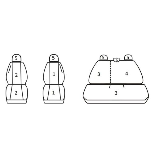 Toyota Yaris I ( 1999 - 2005 ) - T09 minta - méretpontos üléshuzat - egyedi üléshuzat