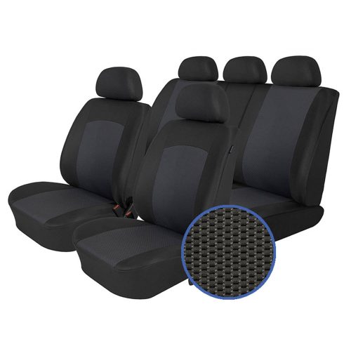 Volkswagen Tiguan II (3 részes hátsó ülés) 2016 - - T09 minta - méretpontos üléshuzat - egyedi üléshuzat
