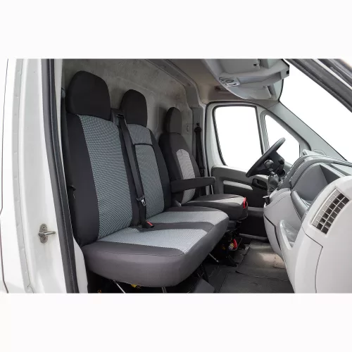 Renault Trafic; Opel Vivaro; Nissan Primastar (2+1) ( 2001-2014 ) - T01 minta - méretpontos üléshuzat - egyedi üléshuzat