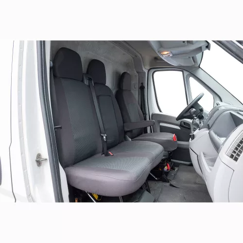 Trafic/Scudo/Primaster/Vivaro (2+1) 2019 - T09 minta - méretpontos üléshuzat - egyedi üléshuzat