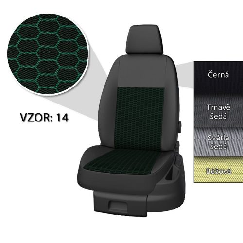 Ford Transit Custom 2012-2018 Taso méretpontos üléshuzat - egyedi üléshuzat