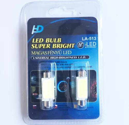 COB LED 39m-es Szofita izzó - SMD-COB10x39mm