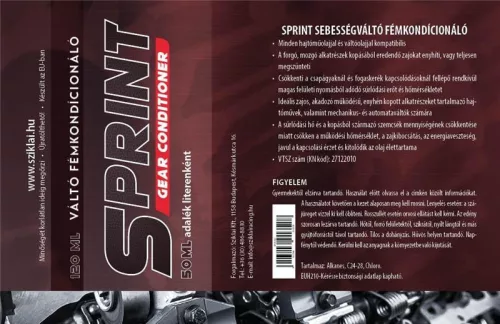 Sprint sebességváltó fémkondícionáló 120 ml, 2,5l váltóolajhoz