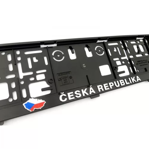 Podložka pod SPZ (3D, Česká Republika)