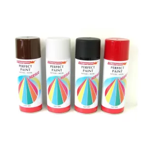 Matt fekete festék spray, 400ml